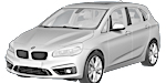 BMW F45 U1672 Fault Code